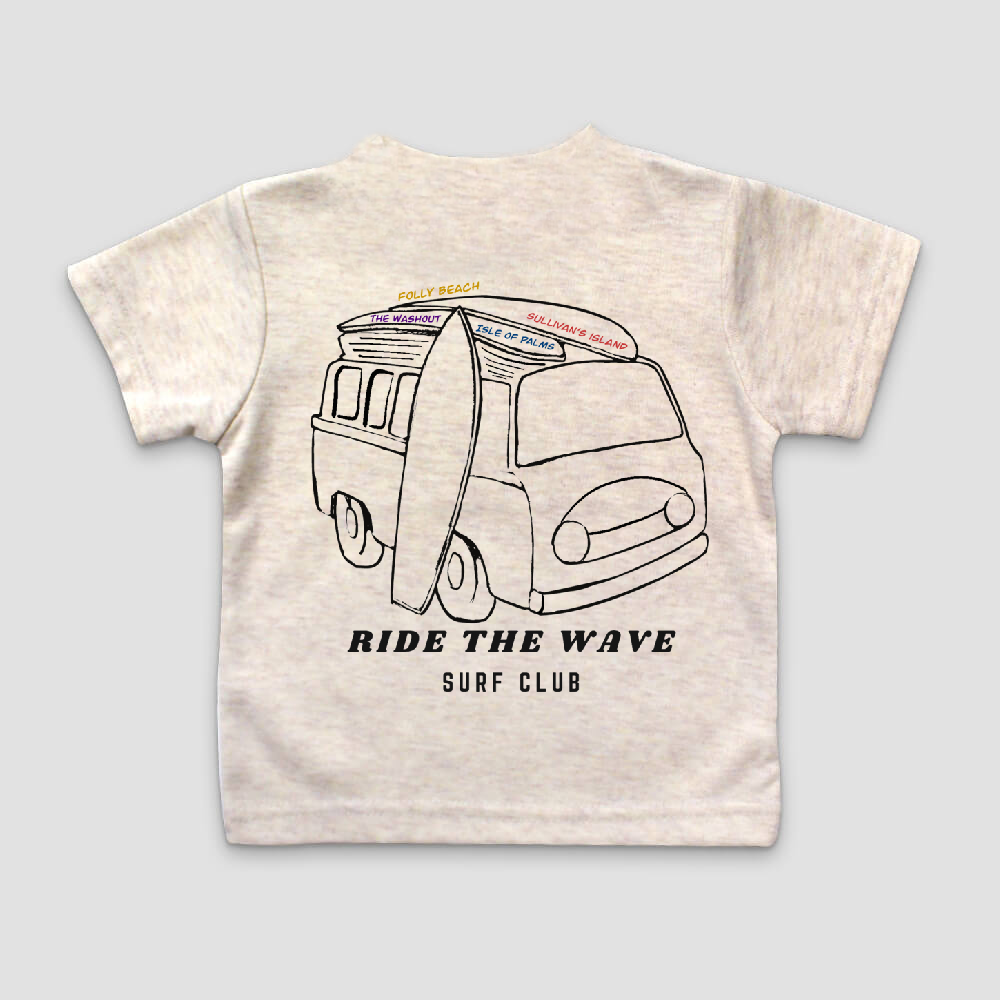 Ride the Wave Surf Club x Charleston T Shirt